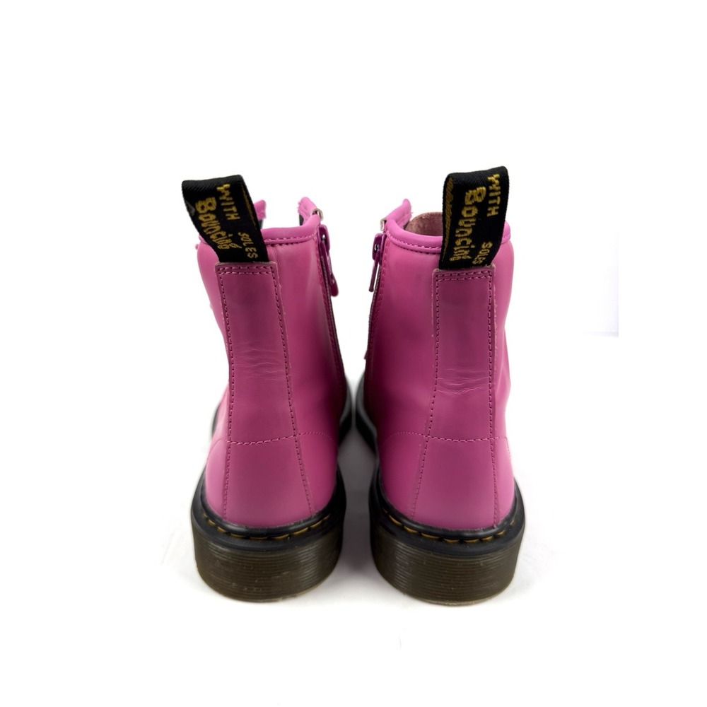 Dr. Martens Zavala Boots Womens 5 Pink Leather Bootie 8 Eyelet Barbiecore EU 36 - Picture 6 of 10